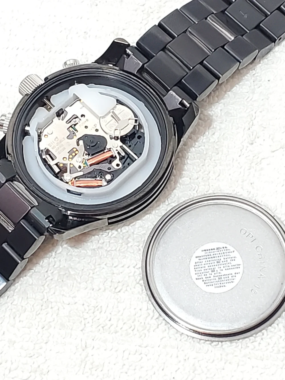 Michael Kors Men’s Chronograph Date Quartz Watch Black Silver Stainless Steel